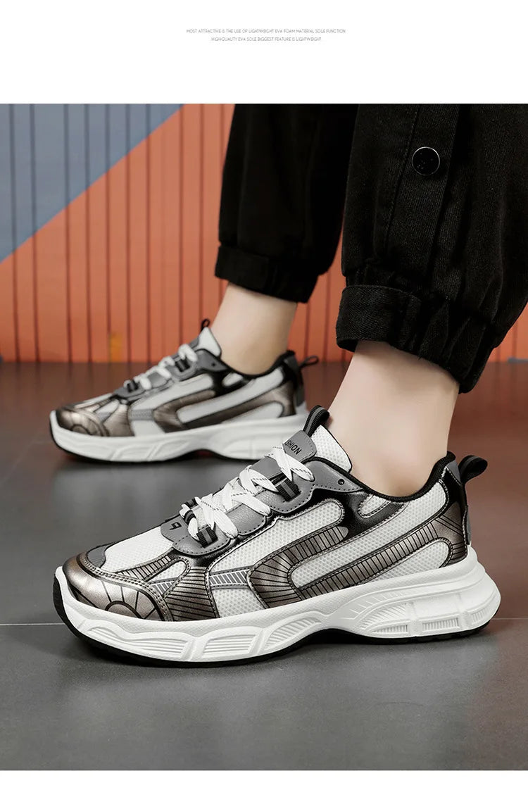 Sneakers Women Trends  Platform Shoes Lightweight Outdoor Sports Shoes Breathable Running Shoes Lace Up Casual Buyfinity