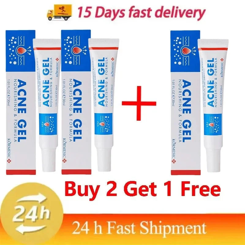 Effective Acne Removal Cream Anti-Acne Repair Redness Pimple Spots Gel Deep Cleaning Pore Oil Control Moisturizing Skin Care 30g Buyfinity