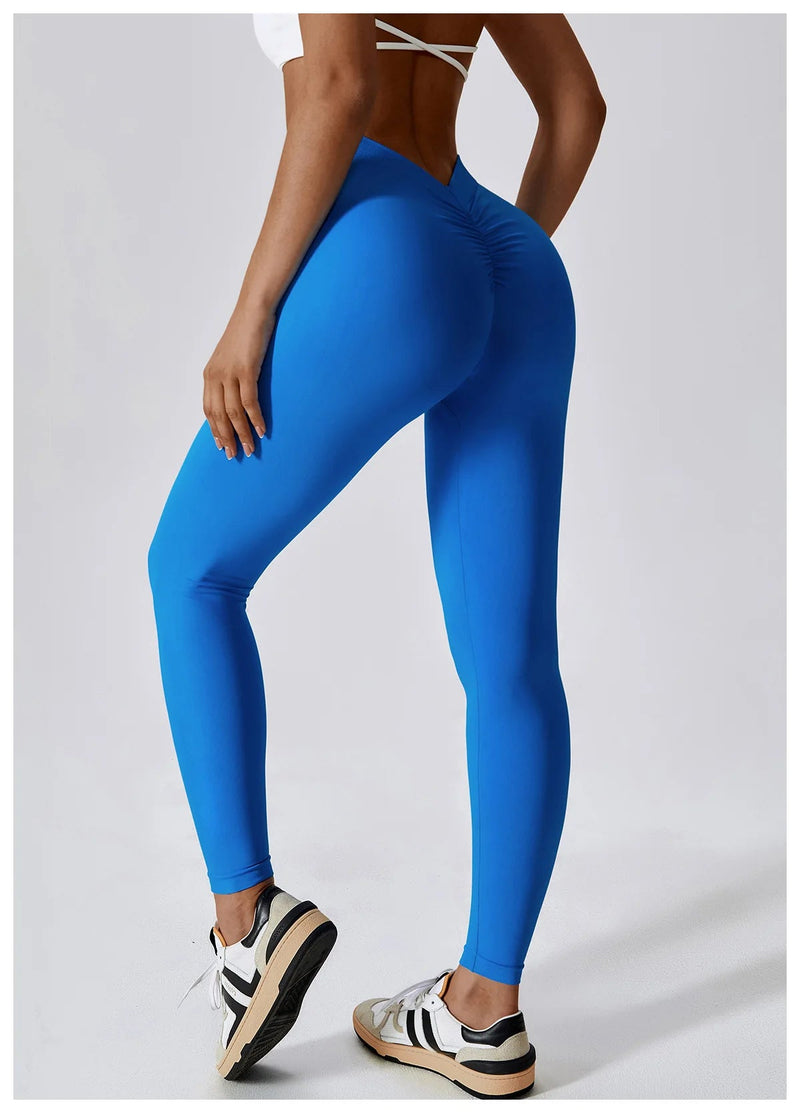 Yoga Pants Rear Rolled buttocks Peach Buttocks Women For Fitness High Waist Long Pants Women Hip Push UP Gym Women's Leggings Buyfinity