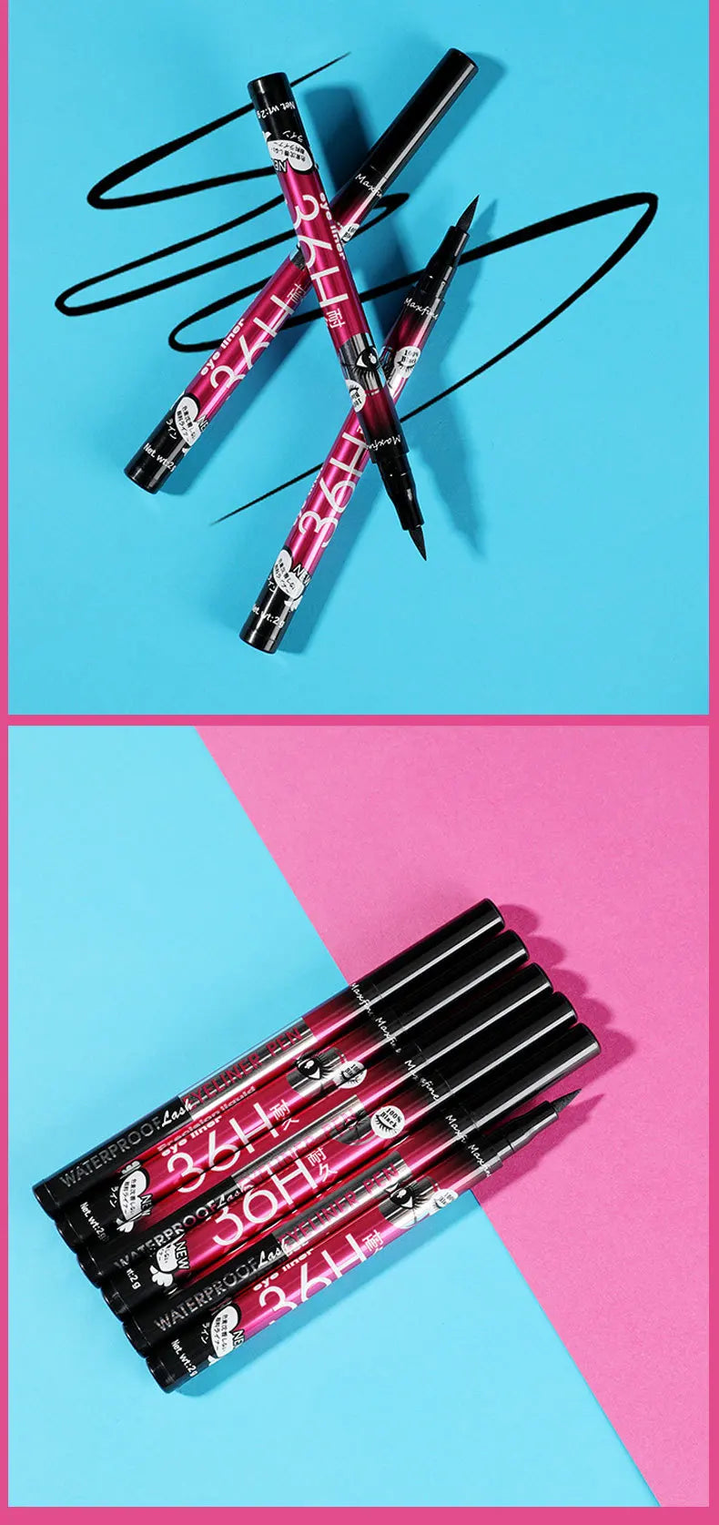 Long Lasting Quick Drying Waterproof Easy To Color Non Smudging Smooth Liquid Eyeliner Buyfinity