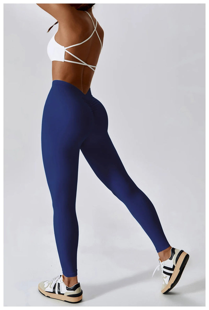 Yoga Pants Rear Rolled buttocks Peach Buttocks Women For Fitness High Waist Long Pants Women Hip Push UP Gym Women's Leggings Buyfinity