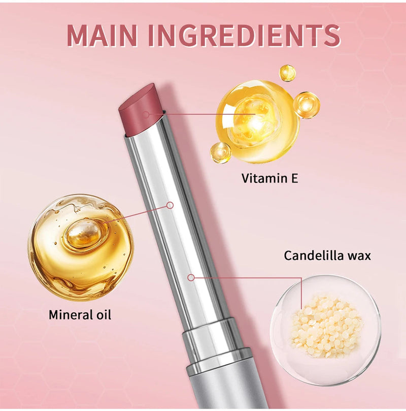Black Honey Lipstick Long Lasting Moisturizing Natural Lip Plumper Makeup Lip Plumping Gloss Cosmetics Exfoliating for Lip Buyfinity