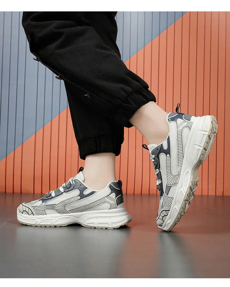 Sneakers Women Trends  Platform Shoes Lightweight Outdoor Sports Shoes Breathable Running Shoes Lace Up Casual Buyfinity
