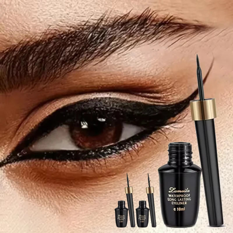 Long-lasting hard-tipped gel eye ultra-fine waterproof black liquid eyeliner pen Buyfinity
