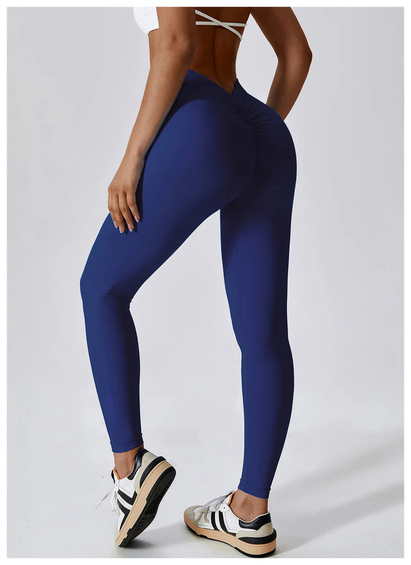 Yoga Pants Rear Rolled buttocks Peach Buttocks Women For Fitness High Waist Long Pants Women Hip Push UP Gym Women's Leggings Buyfinity