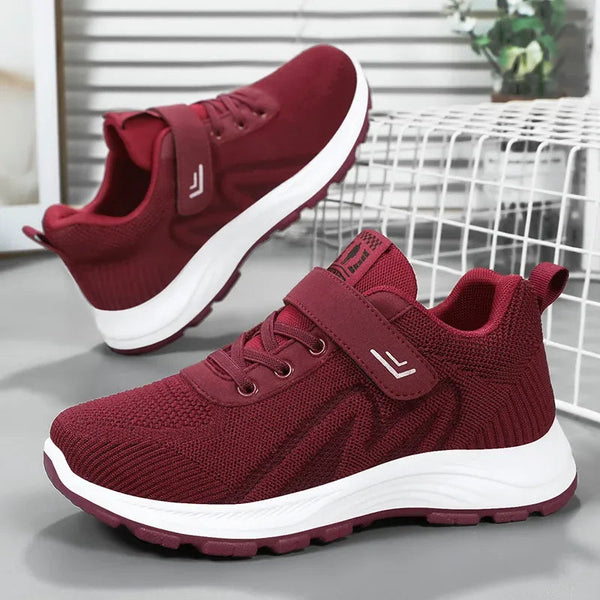 Women's Sports Shoes Running Shoes Ladies Breathable Sneakers Summer Light Mesh Outdoor Non-slip Leisure Lace Up Training Shoes Buyfinity