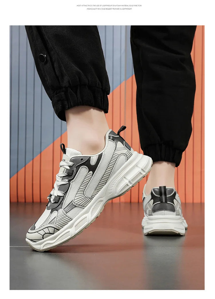 Sneakers Women Trends  Platform Shoes Lightweight Outdoor Sports Shoes Breathable Running Shoes Lace Up Casual Buyfinity