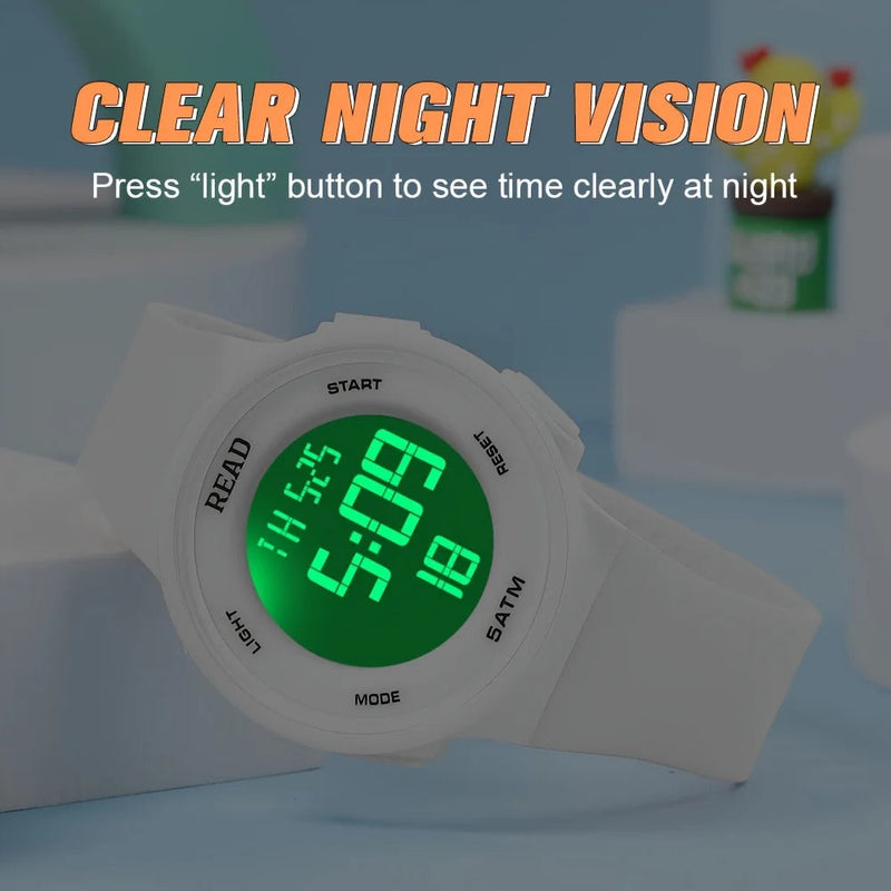 Watches for Women, Fashion Watch With High-Resolution LED Definition Display, Waterproof Multi-Function Electronic Digital Watch Buyfinity
