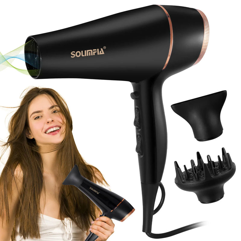 6-Level Professional Hair Dryer Salon Industrial Grade Quick Drying High Temperature Hair Styling Tool Barbecue for Home Buyfinity