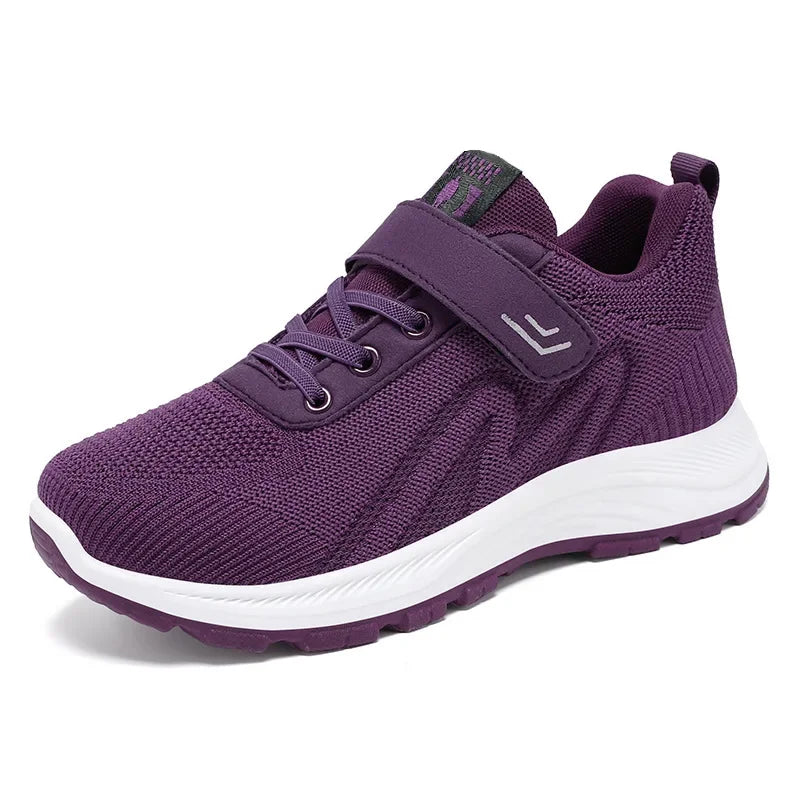 Women's Sports Shoes Running Shoes Ladies Breathable Sneakers Summer Light Mesh Outdoor Non-slip Leisure Lace Up Training Shoes Buyfinity