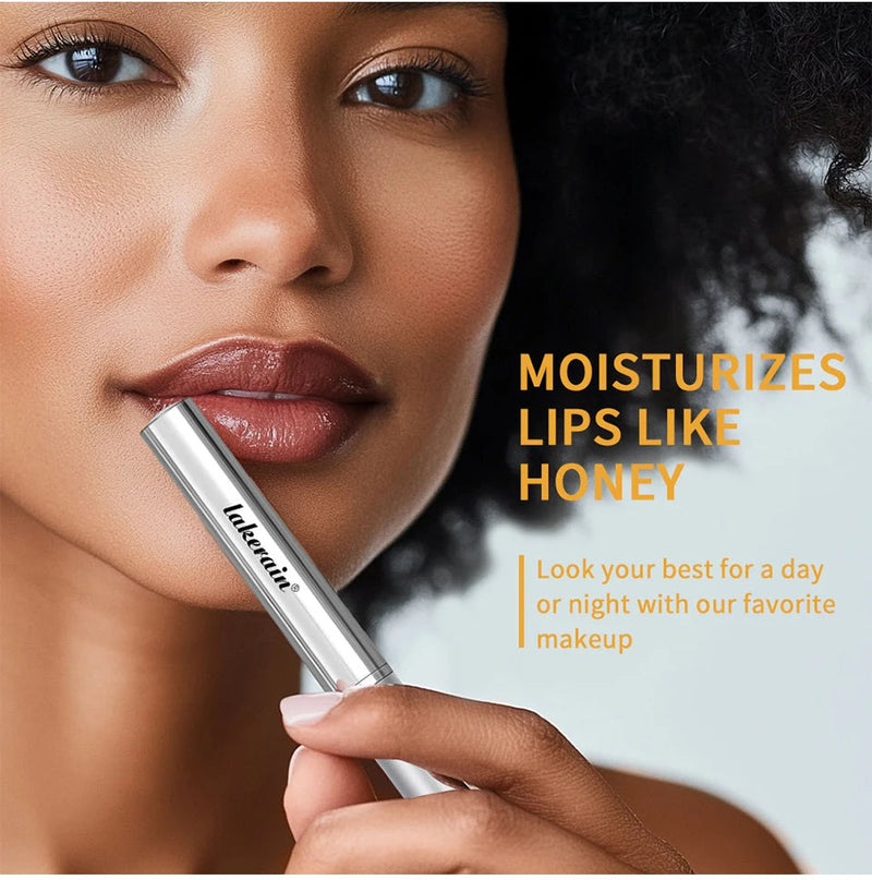 Black Honey Lipstick Long Lasting Moisturizing Natural Lip Plumper Makeup Lip Plumping Gloss Cosmetics Exfoliating for Lip Buyfinity