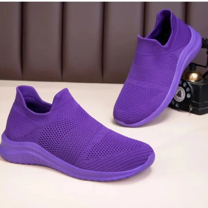 Women's Sneakers Fashion New Shoes Woman Walking Sneakers Women Casual Shoes Slip On Flat Women Sneakers Zapatos De Mujer Buyfinity