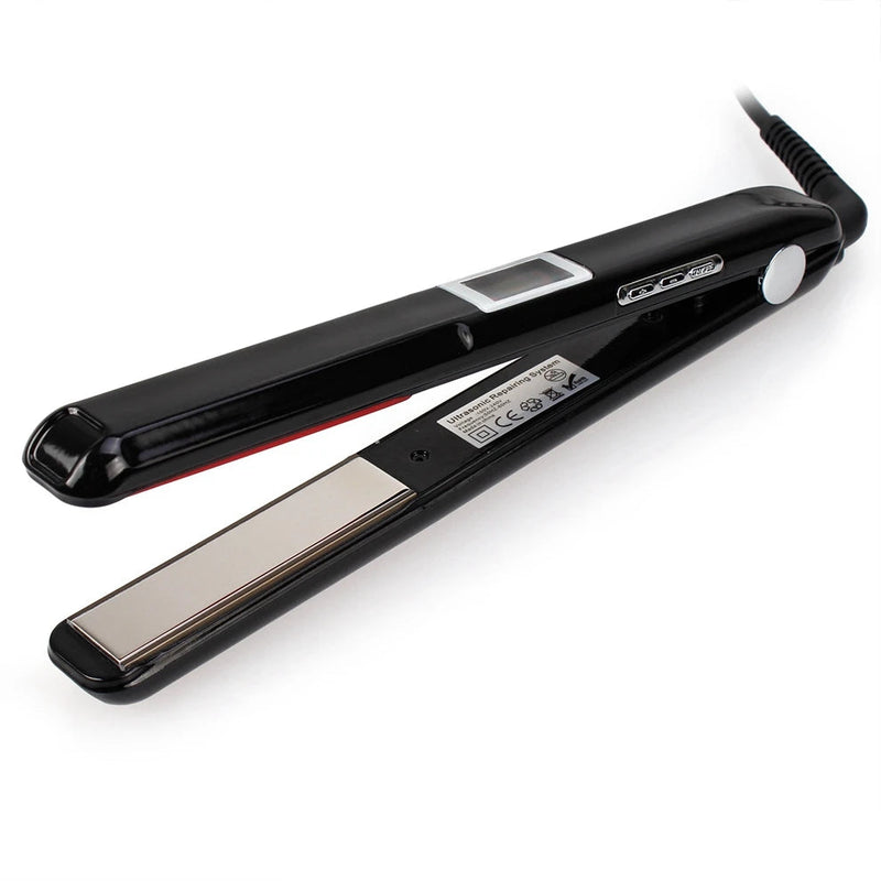 Hair Straightener Ultrasonic Infrared Cold Hair Care Iron Keratin Treatment for Frizzy Hair Recovers the Damaged Hair Flat Irons Buyfinity