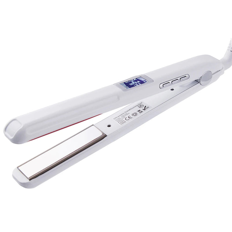 Hair Straightener Ultrasonic Infrared Cold Hair Care Iron Keratin Treatment for Frizzy Hair Recovers the Damaged Hair Flat Irons Buyfinity