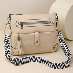 Retro Washed Leather Shoulder Messenger Bag Buyfinity